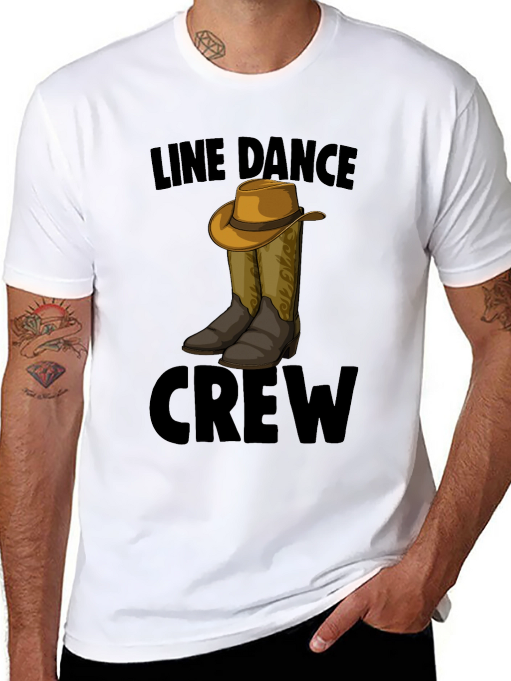 Line Dance Crew T-Shirt - Western Style