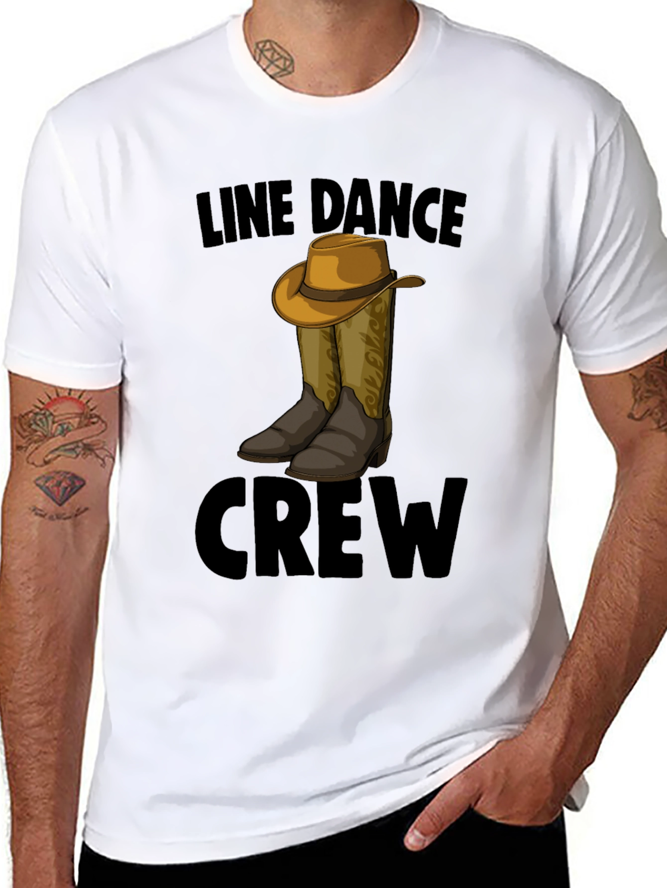 Line Dance Crew T-Shirt - Western Style