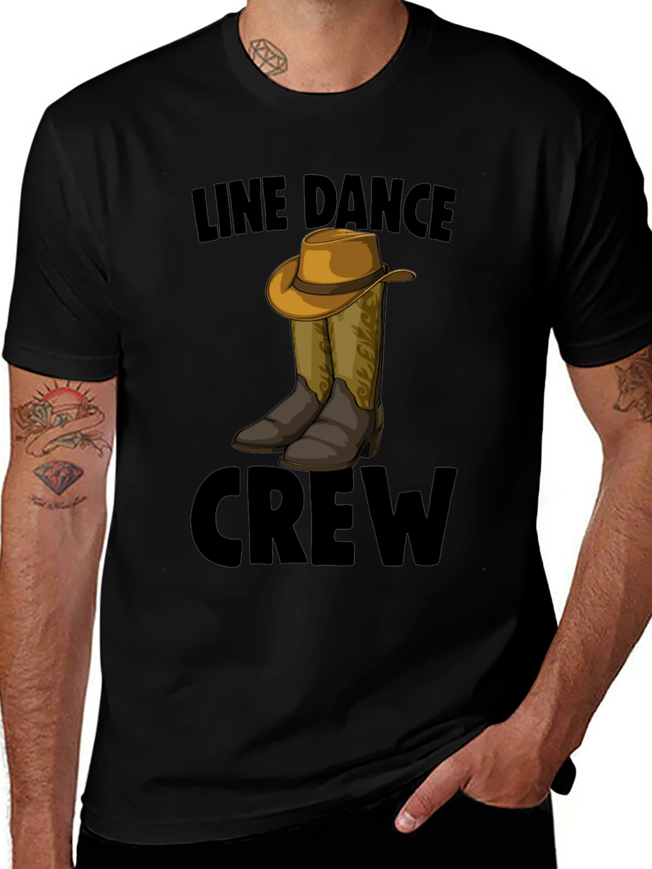 Line Dance Crew T-Shirt - Western Style