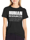 Human Resources T-Shirt: Unofficial Problem Solver