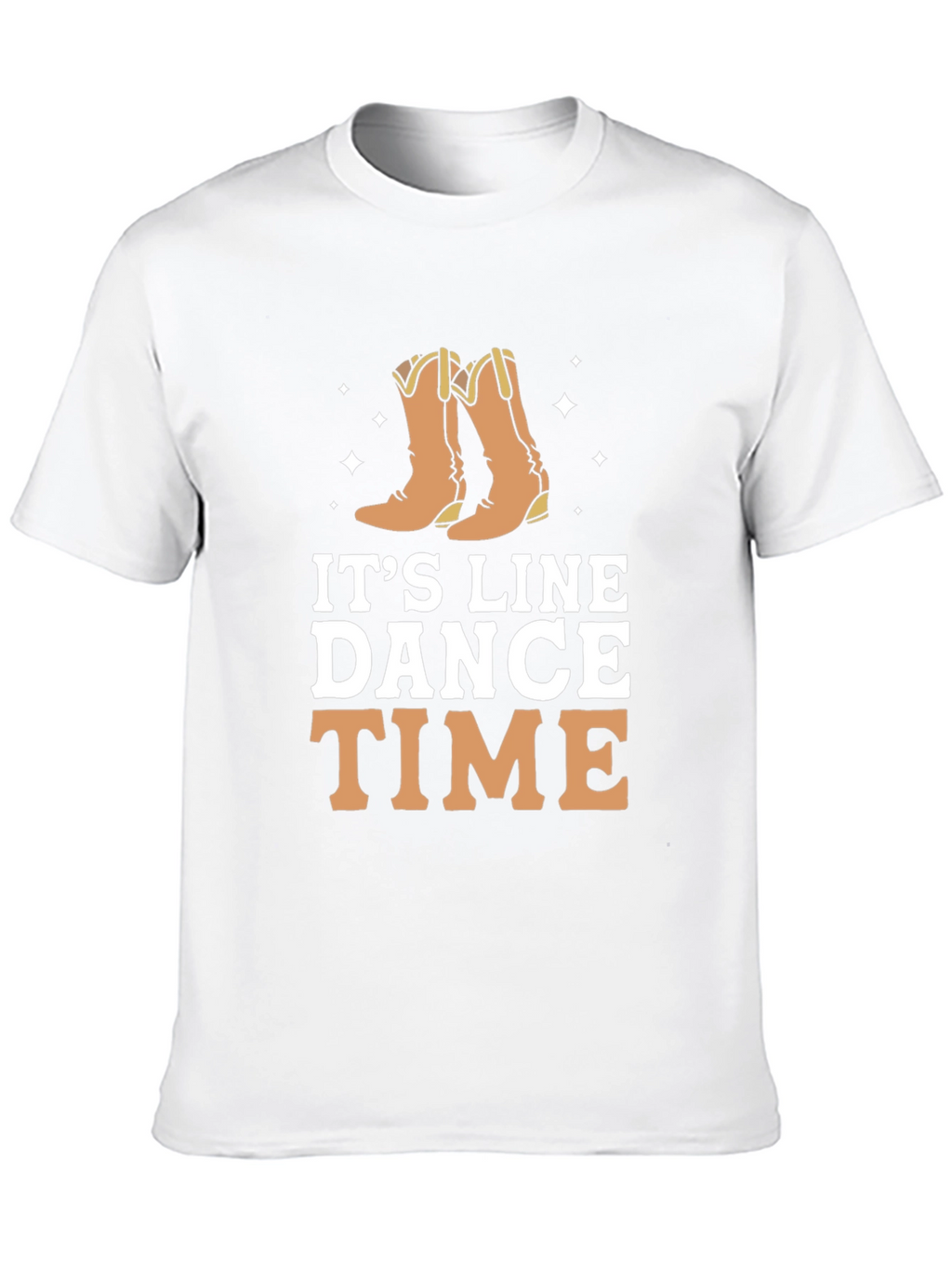 Its Line Dance Time Black T-Shirt