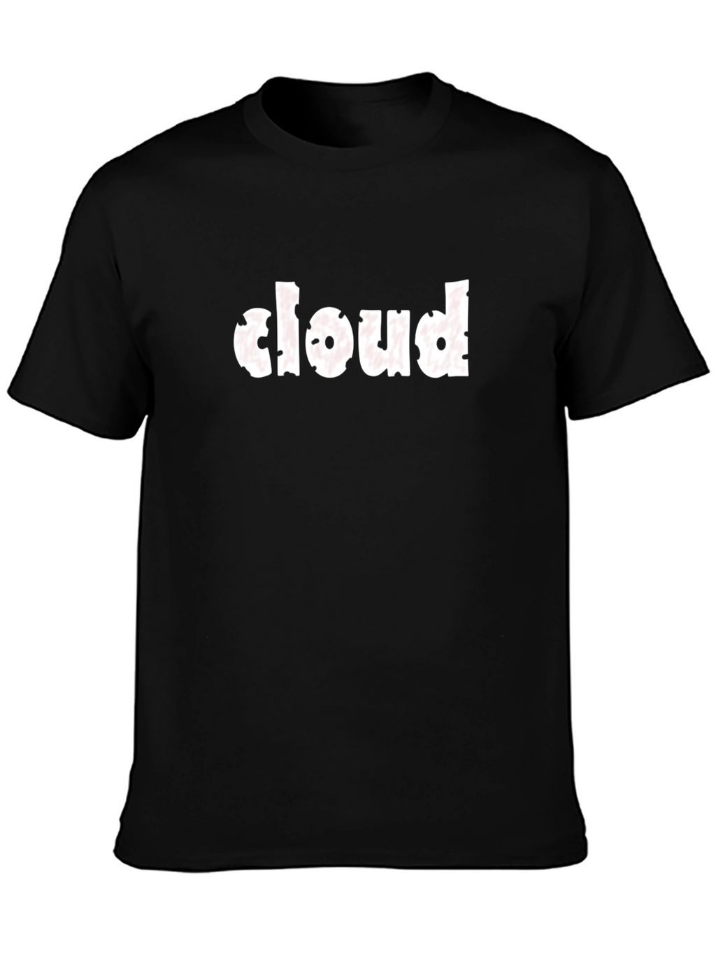 Mens Black Cloud Graphic T-Shirt