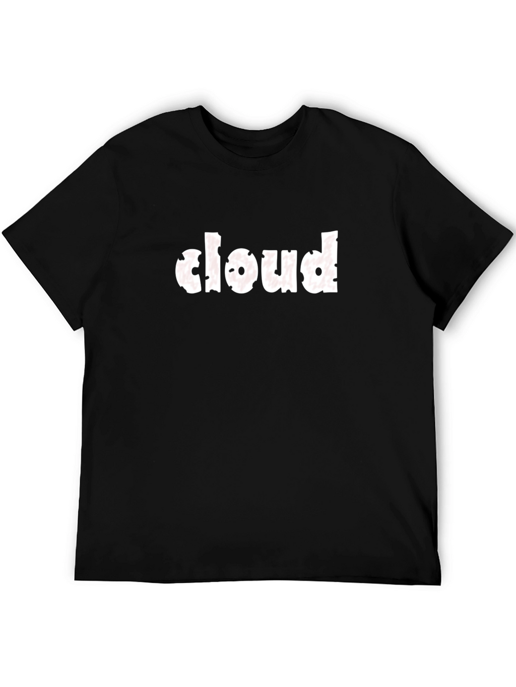 Mens Black Cloud Graphic T-Shirt