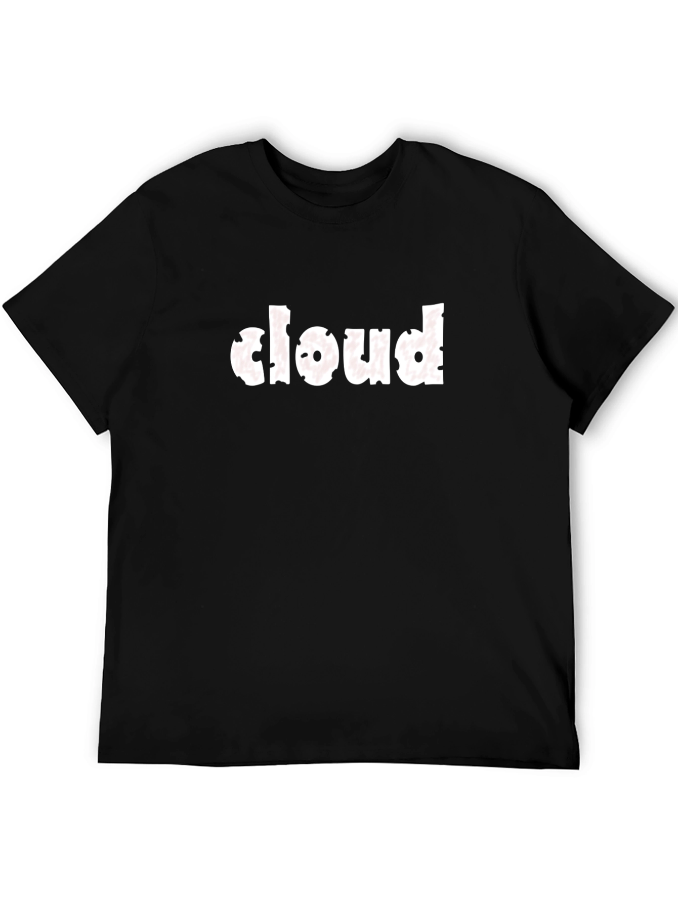 Mens Black Cloud Graphic T-Shirt