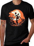 Basketball Player Graphic Black T-Shirt