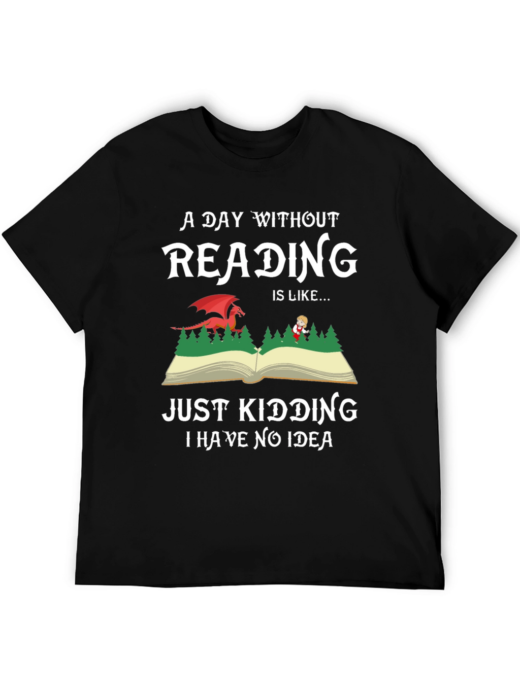 A Day Without Reading Graphic Tee