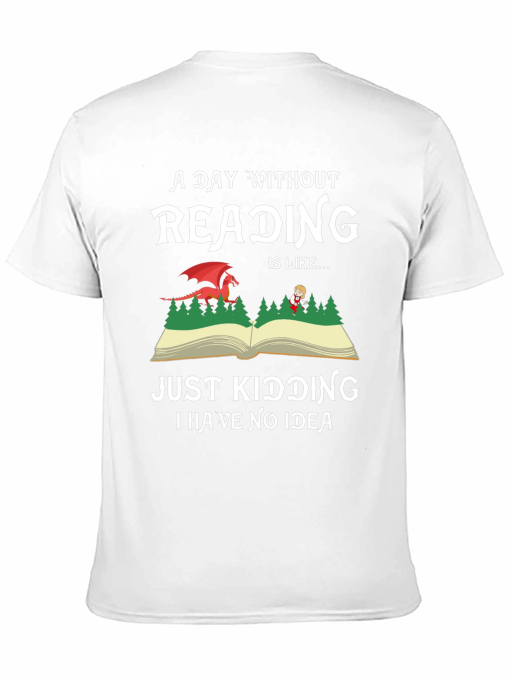 A Day Without Reading Graphic Tee