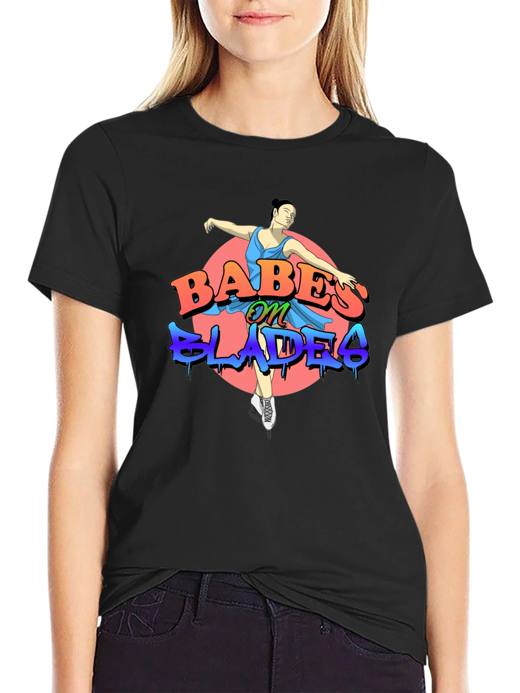 Babes on Blades Graphic T-Shirt