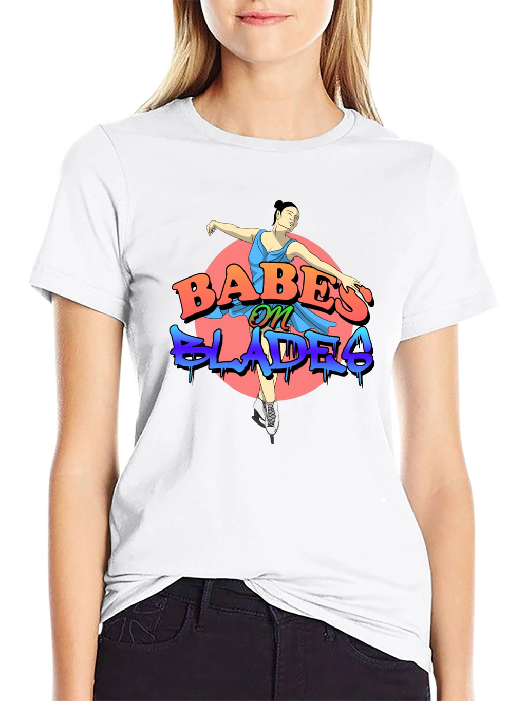 Babes on Blades Graphic T-Shirt