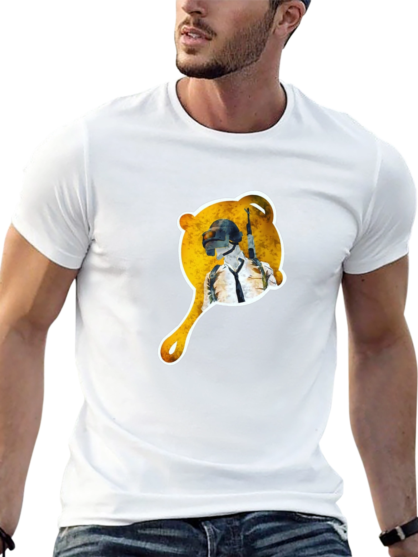 PUBG Pan Graphic Tee - Gamer T-Shirt