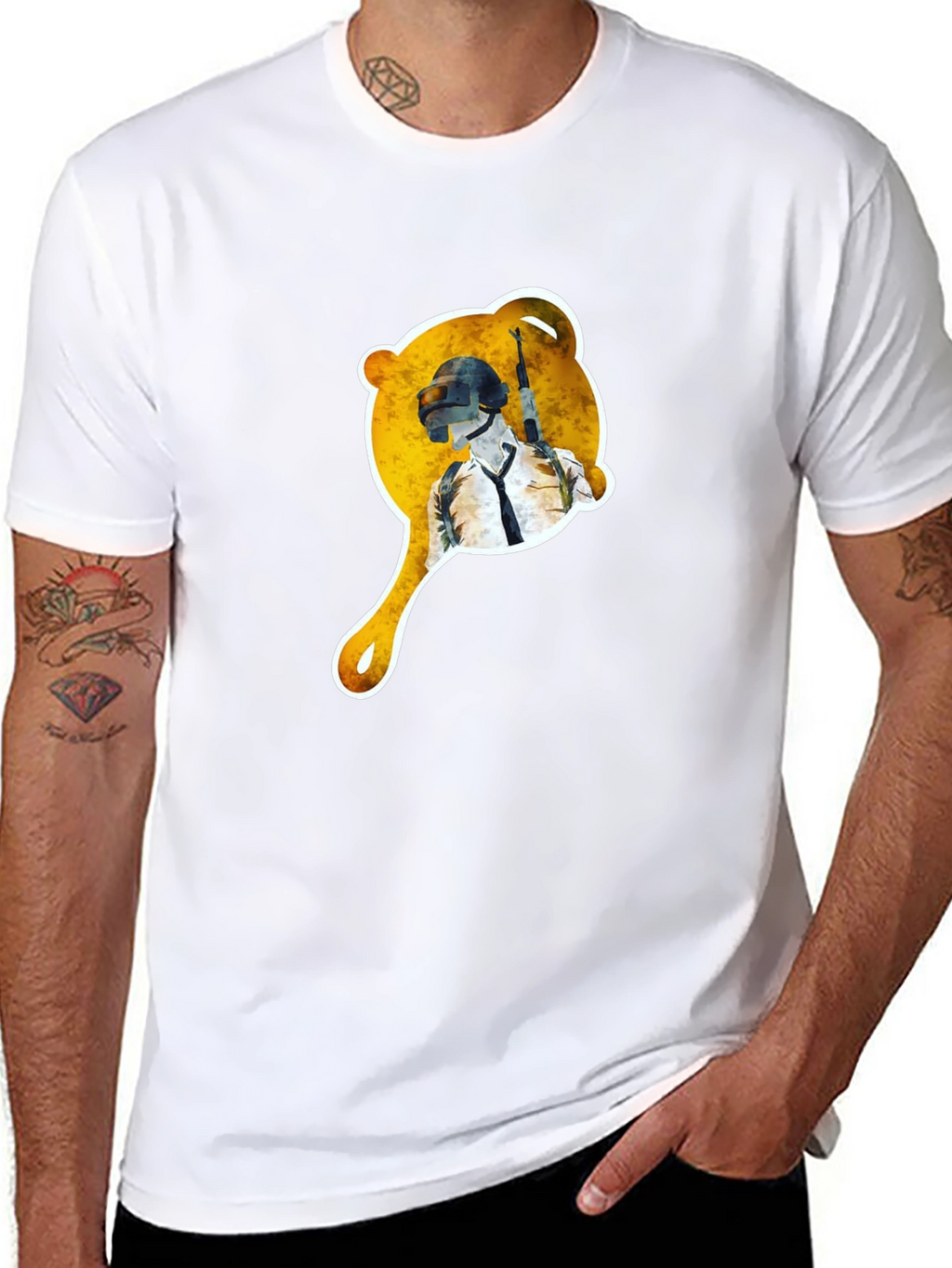 PUBG Pan Graphic Tee - Gamer T-Shirt