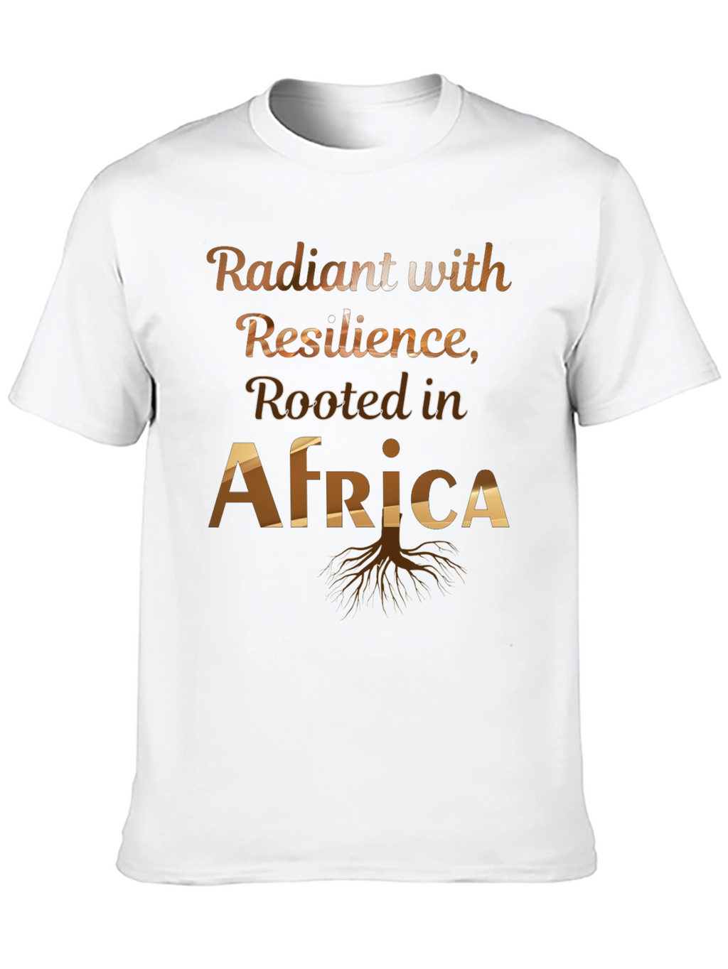 Radiant Resilience Rooted in Africa Tee