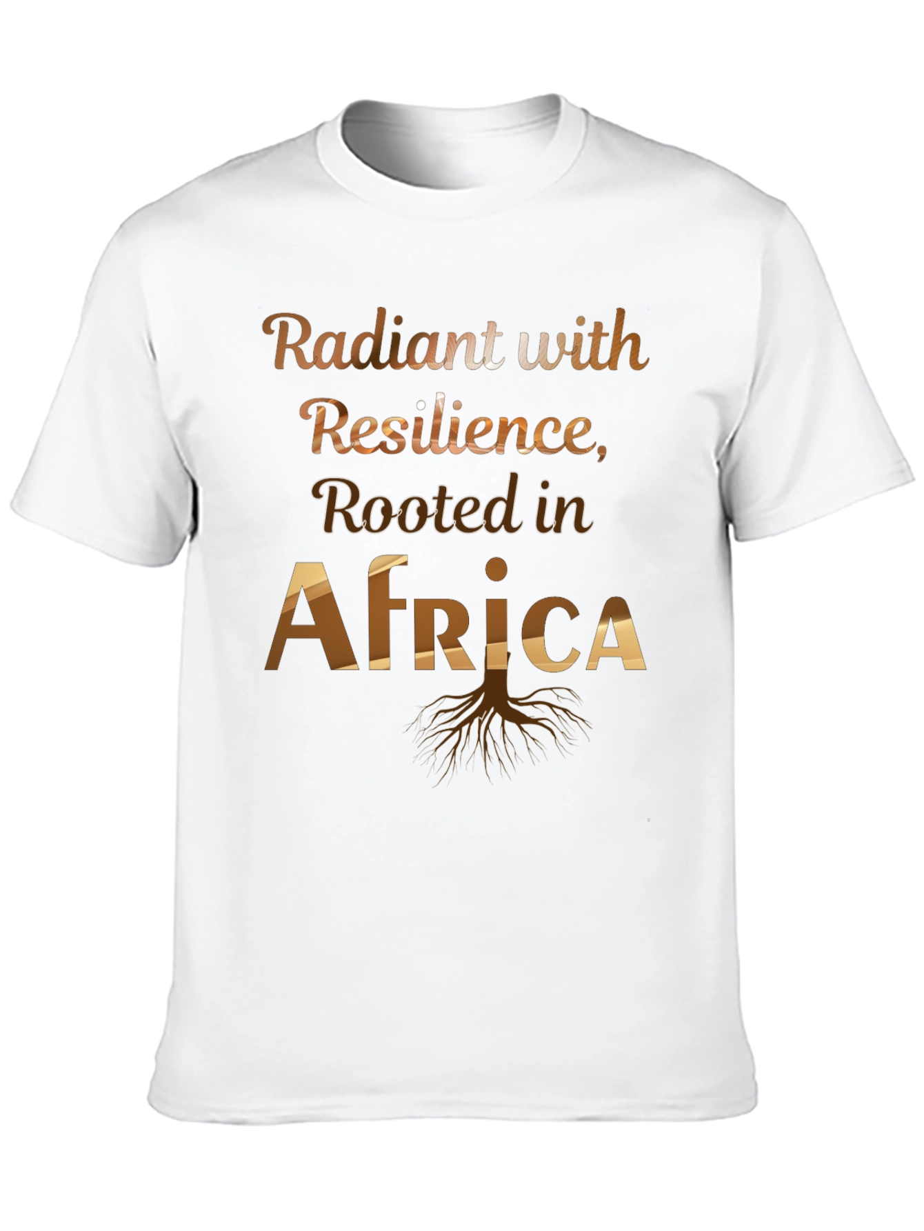 Radiant Resilience Rooted in Africa Tee