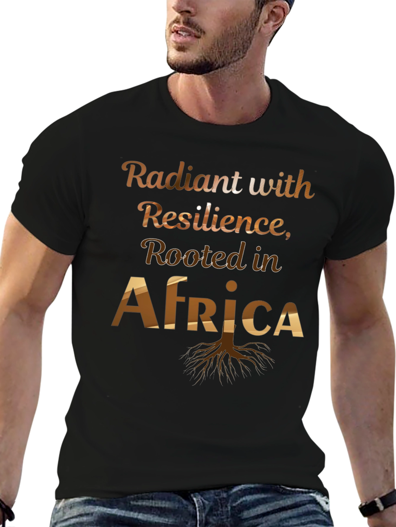 Radiant Resilience Rooted in Africa Tee