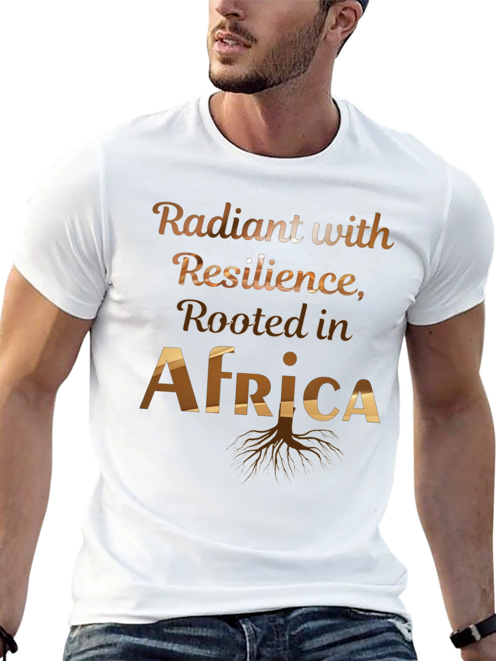 Radiant Resilience Rooted in Africa Tee