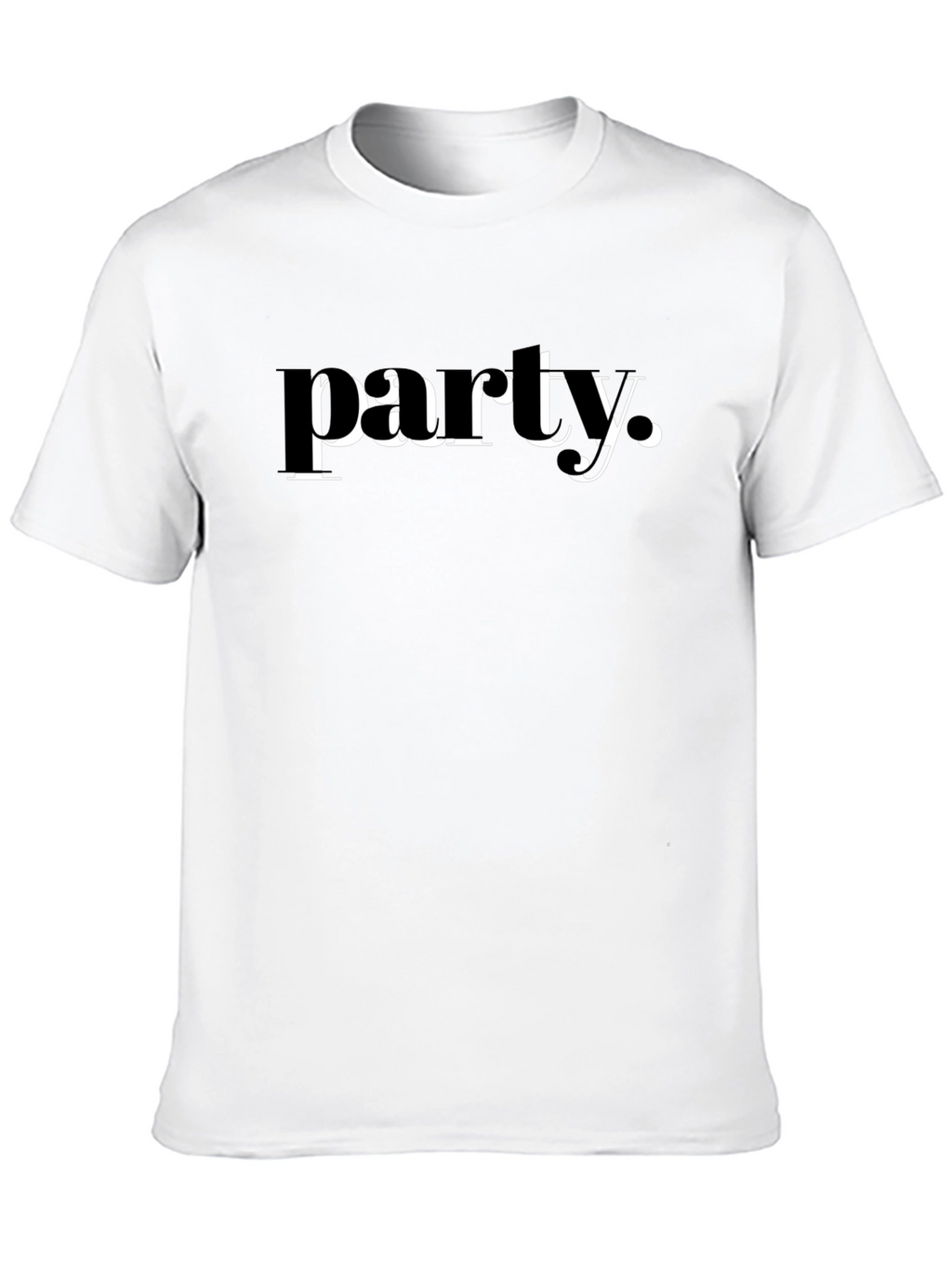 Party T-Shirt - Black Graphic Tee