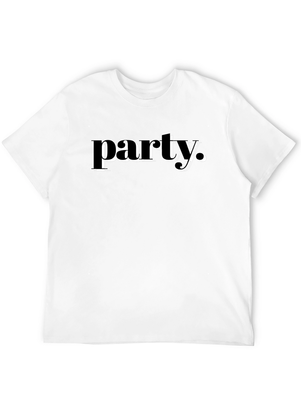Party T-Shirt - Black Graphic Tee