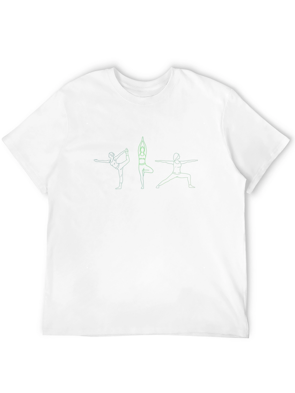Yoga Pose Graphic Tee - Soft Cotton Blend