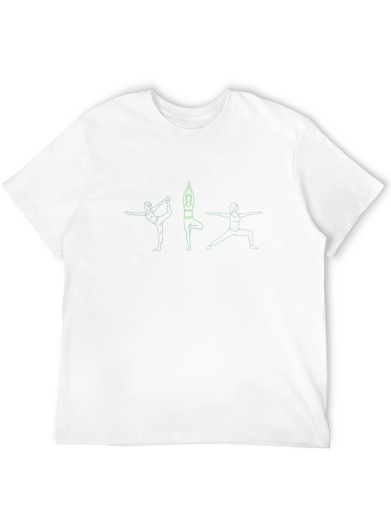 Yoga Pose Graphic Tee - Soft Cotton Blend