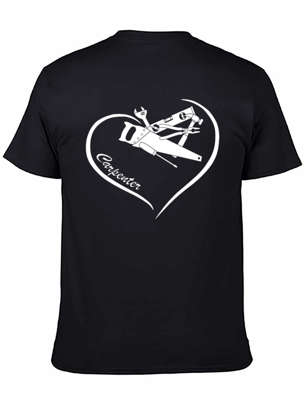 Carpenter Tools Heart Graphic Tee - Black