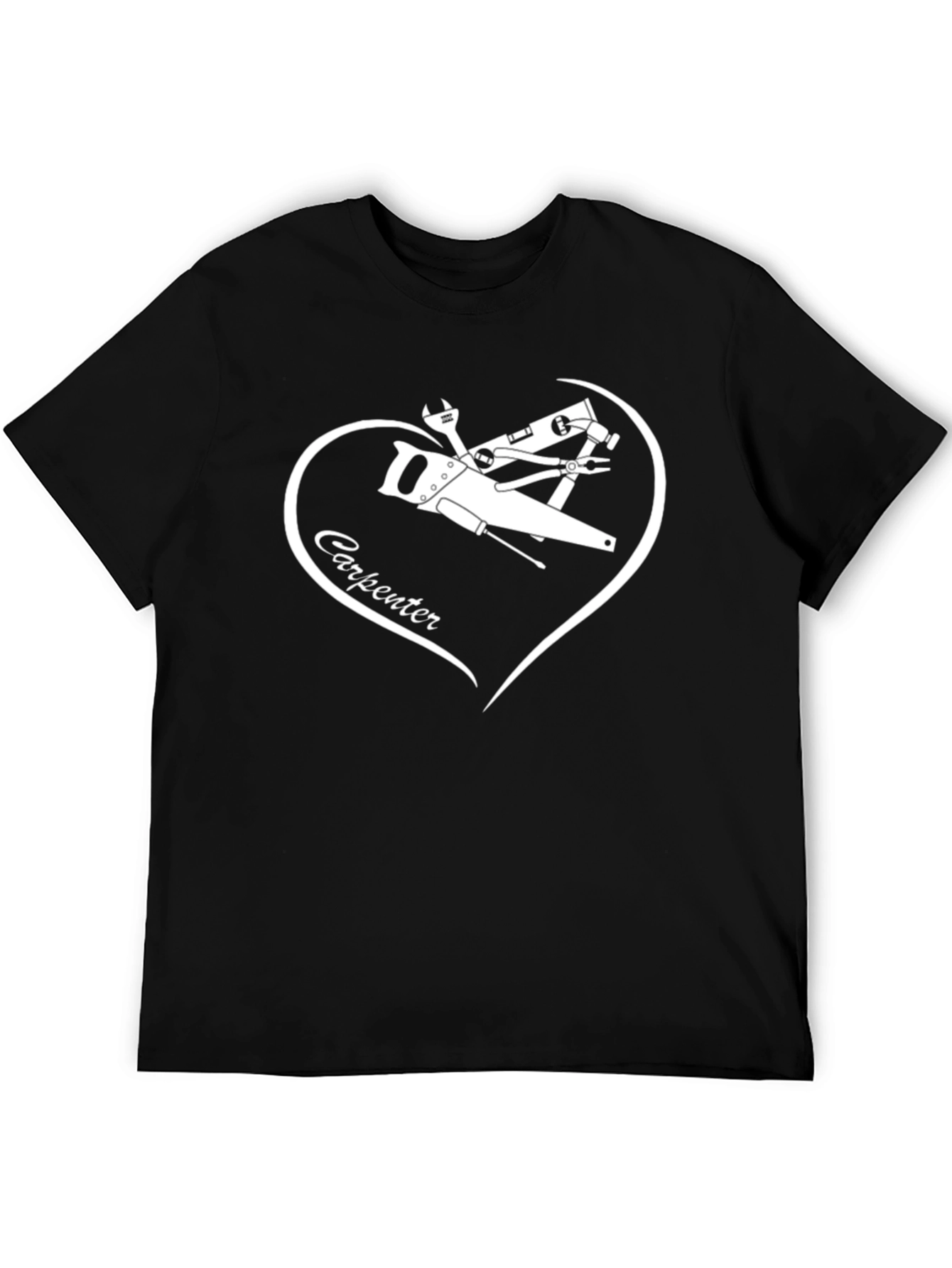 Carpenter Tools Heart Graphic Tee - Black