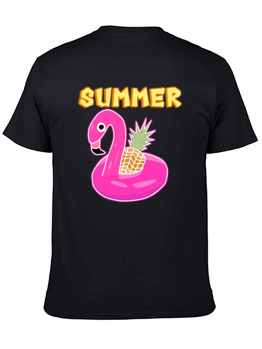 Summer Flamingo & Pineapple T-Shirt