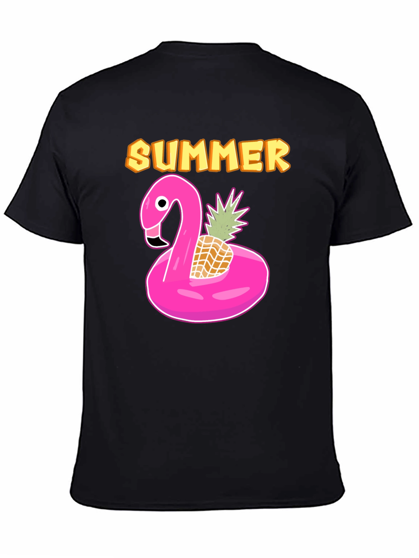 Summer Flamingo & Pineapple T-Shirt