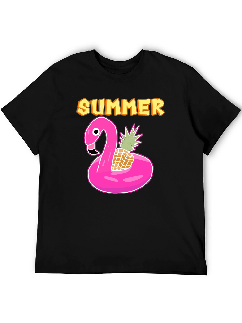 Summer Flamingo & Pineapple T-Shirt