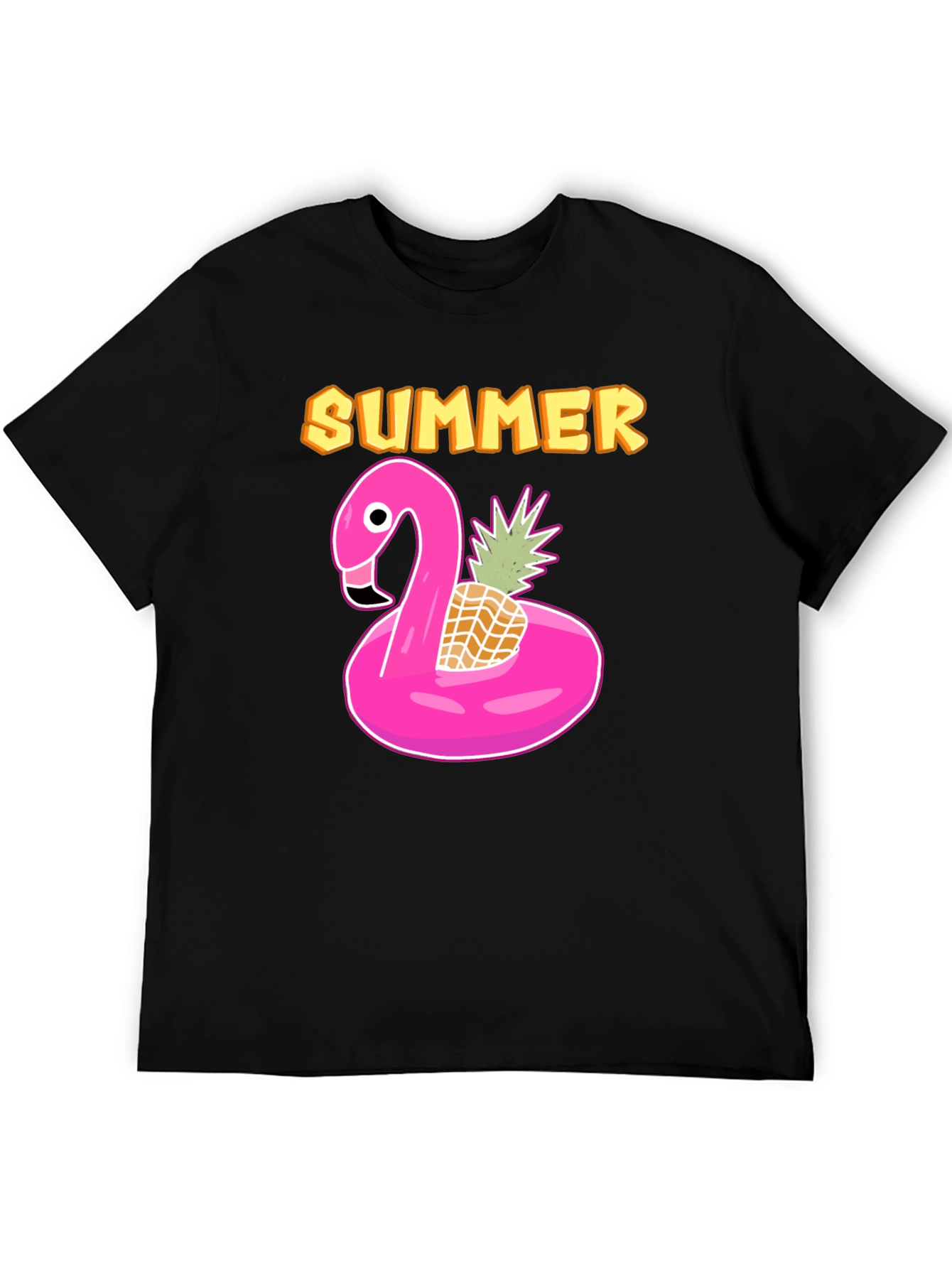 Summer Flamingo & Pineapple T-Shirt