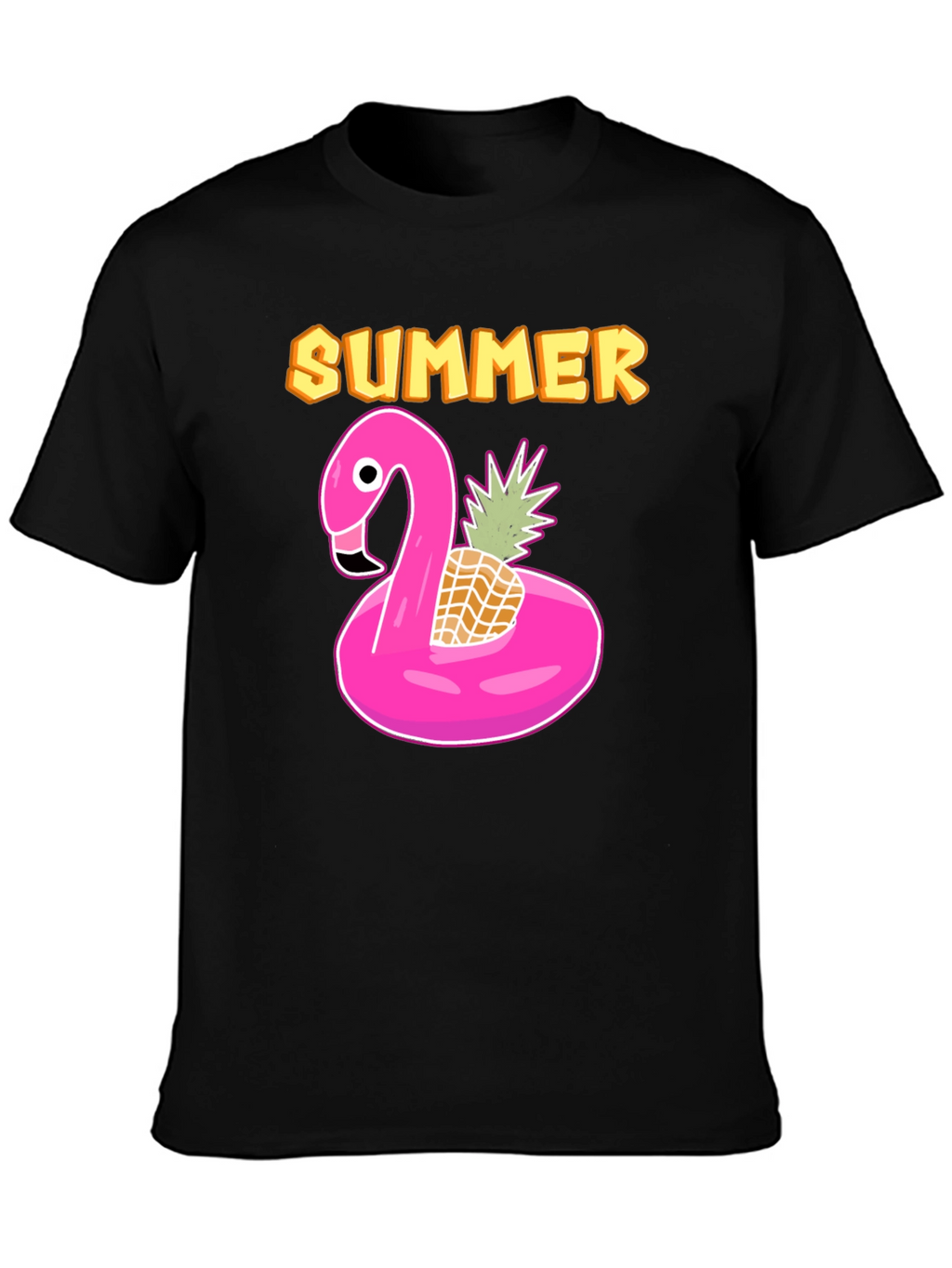 Summer Flamingo & Pineapple T-Shirt