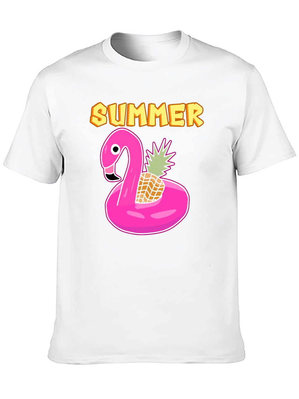 Summer Flamingo & Pineapple T-Shirt