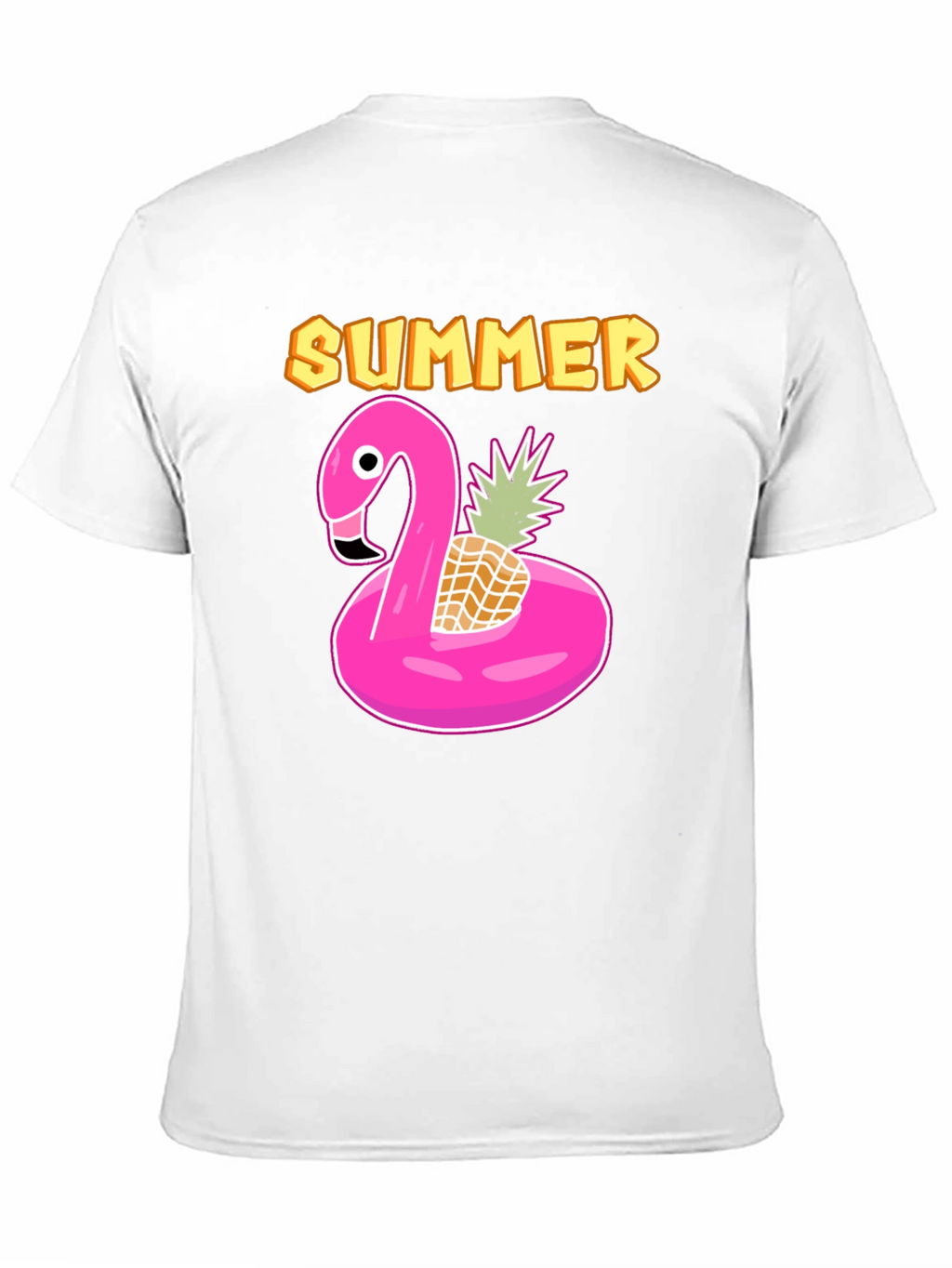 Summer Flamingo & Pineapple T-Shirt