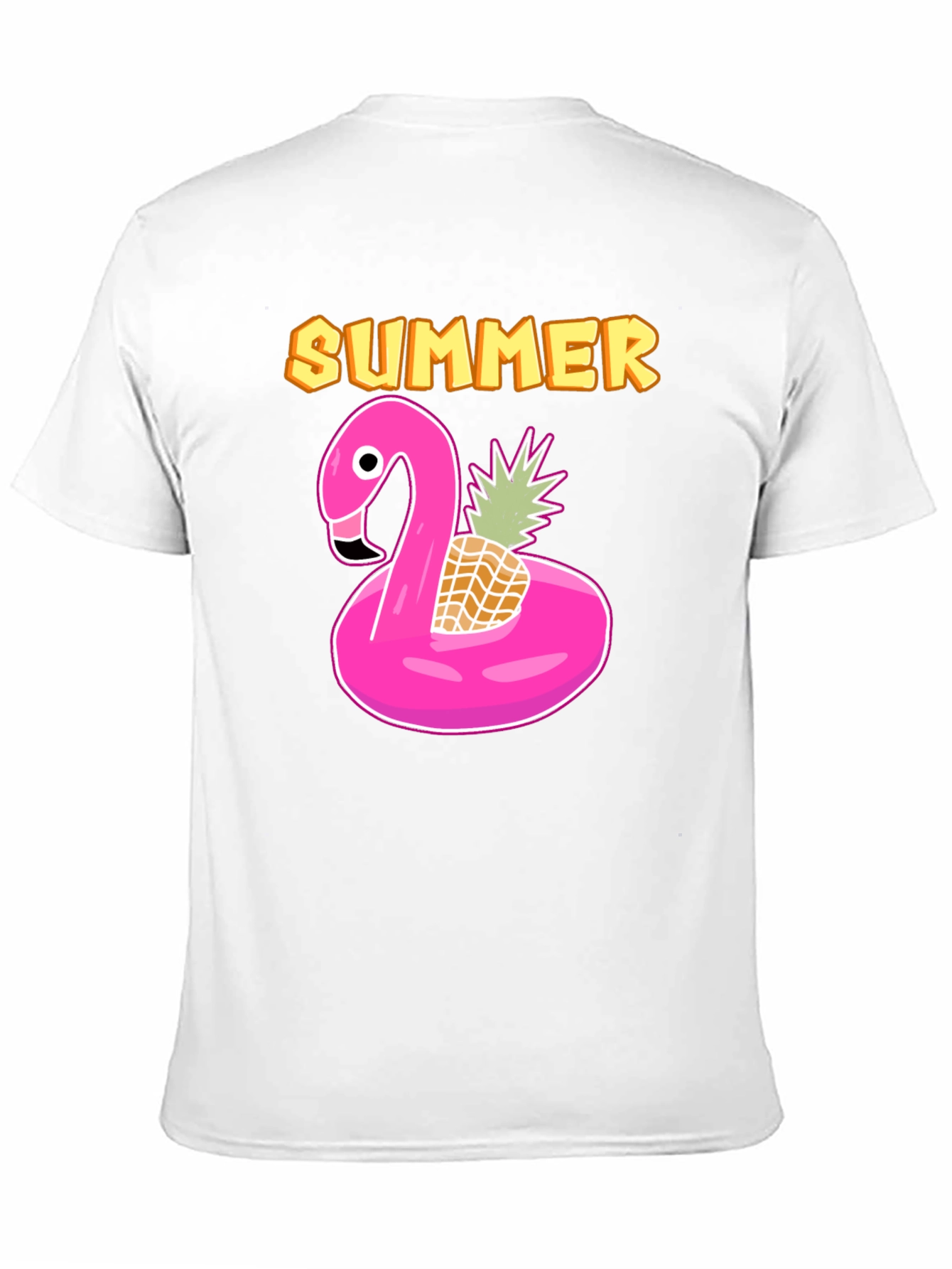 Summer Flamingo & Pineapple T-Shirt