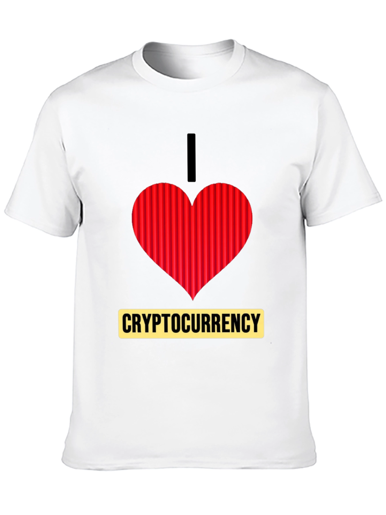 I Heart Cryptocurrency T-Shirt - Black