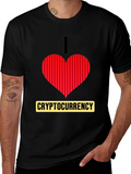 I Heart Cryptocurrency T-Shirt - Black