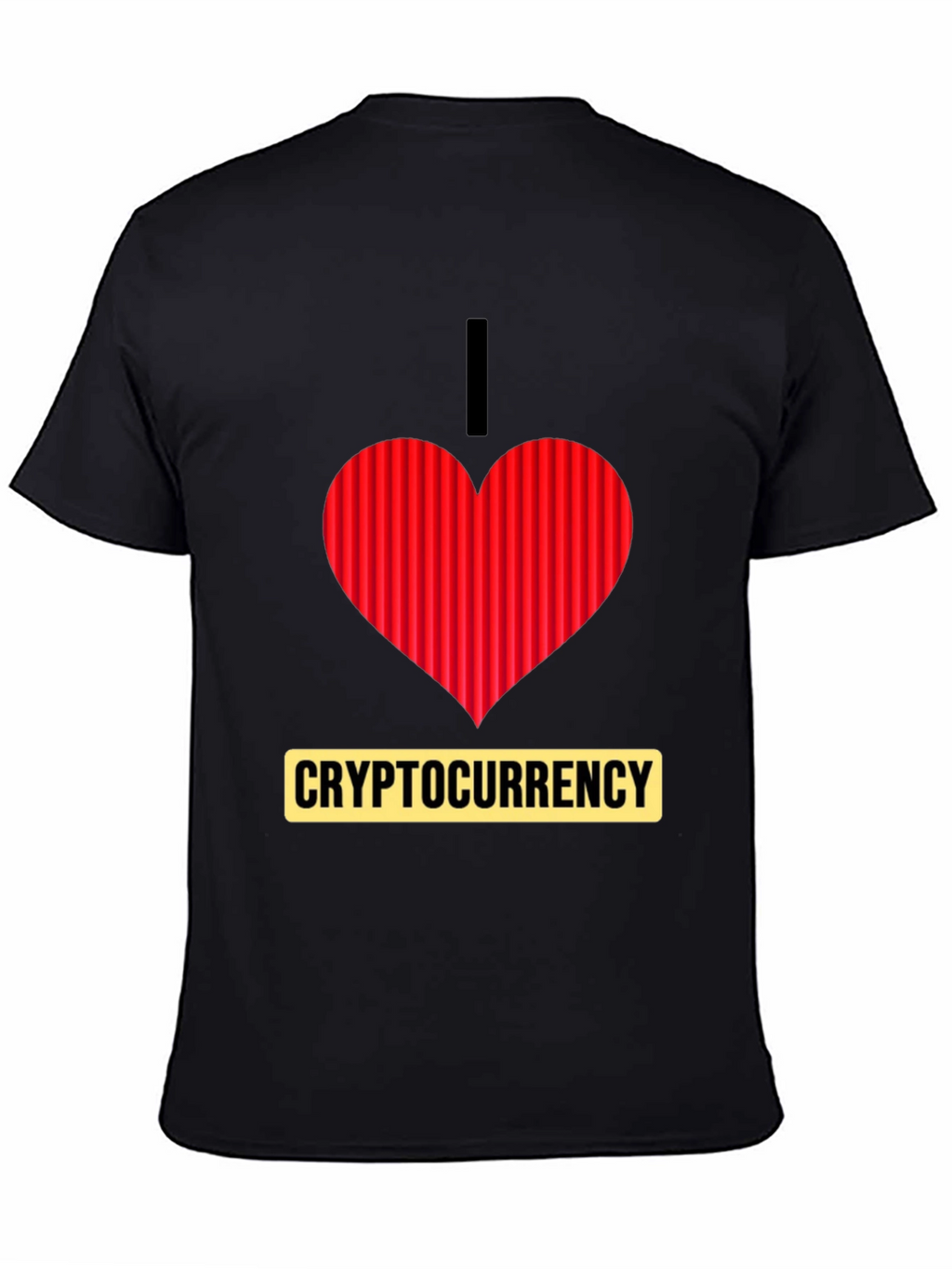 I Heart Cryptocurrency T-Shirt - Black