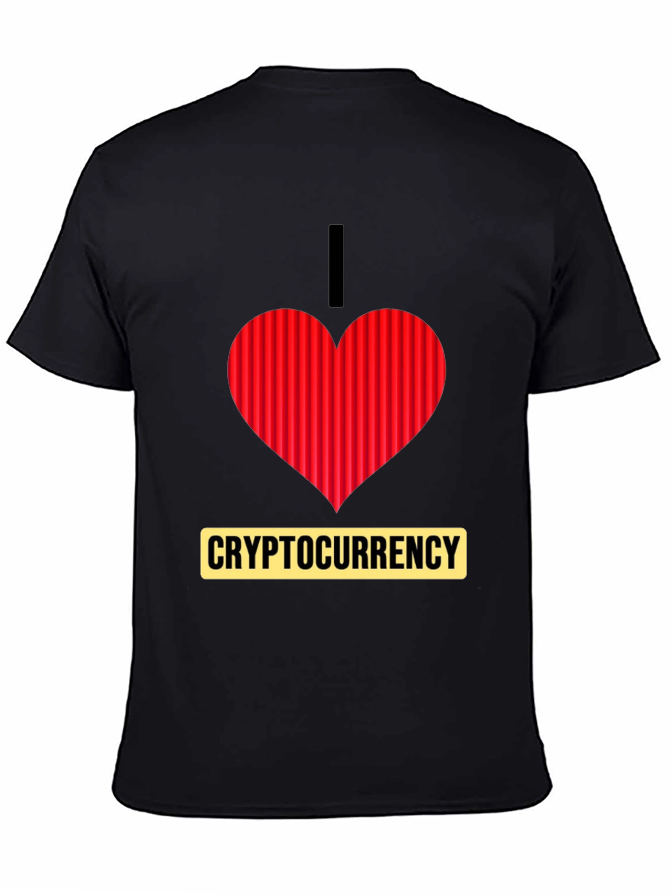 I Heart Cryptocurrency T-Shirt - Black