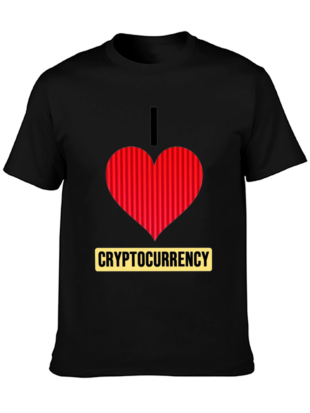 I Heart Cryptocurrency T-Shirt - Black