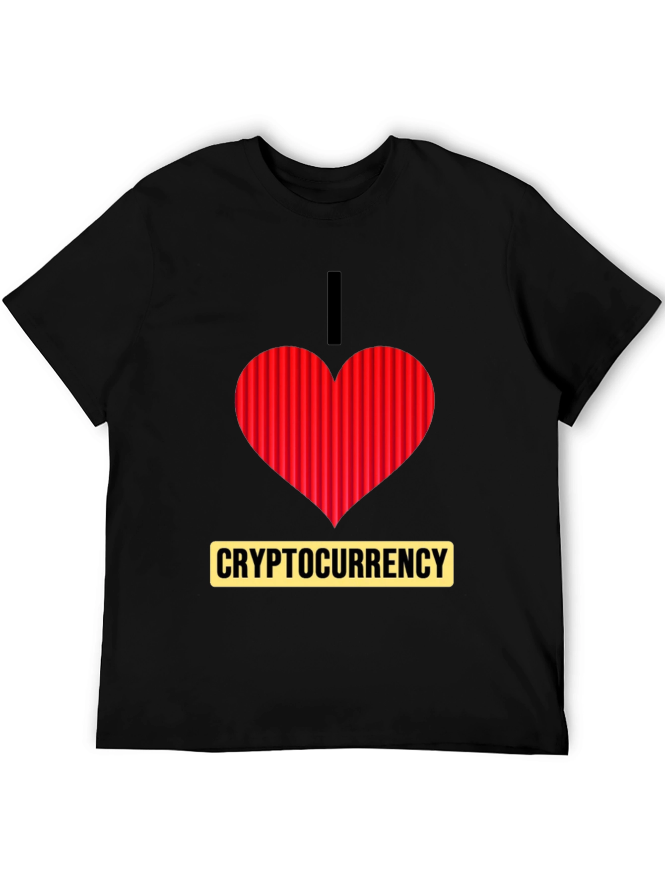 I Heart Cryptocurrency T-Shirt - Black