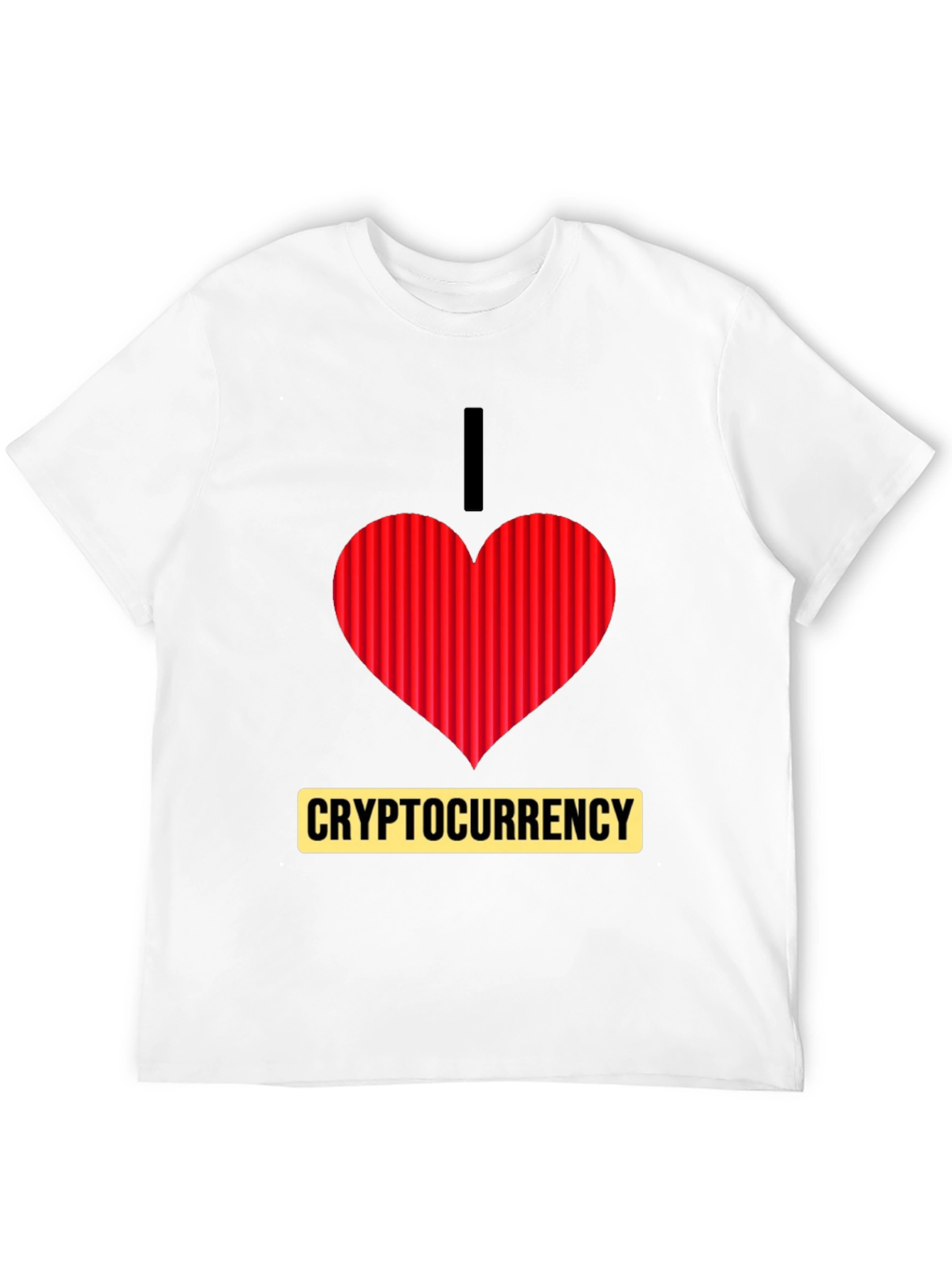 I Heart Cryptocurrency T-Shirt - Black