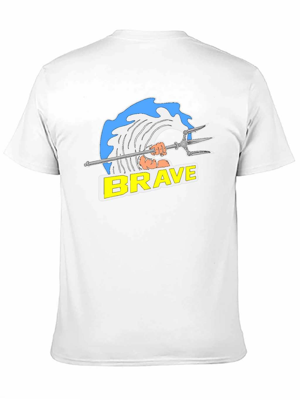 Brave Graphic T-Shirt - Black Cotton Tee