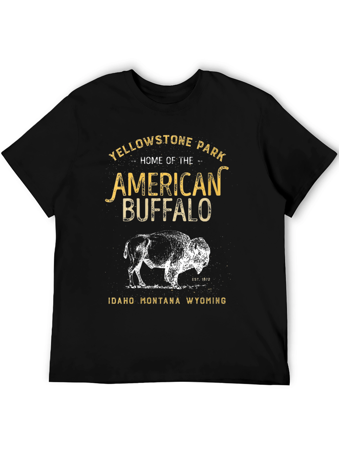 Yellowstone Park American Buffalo Graphic Tee