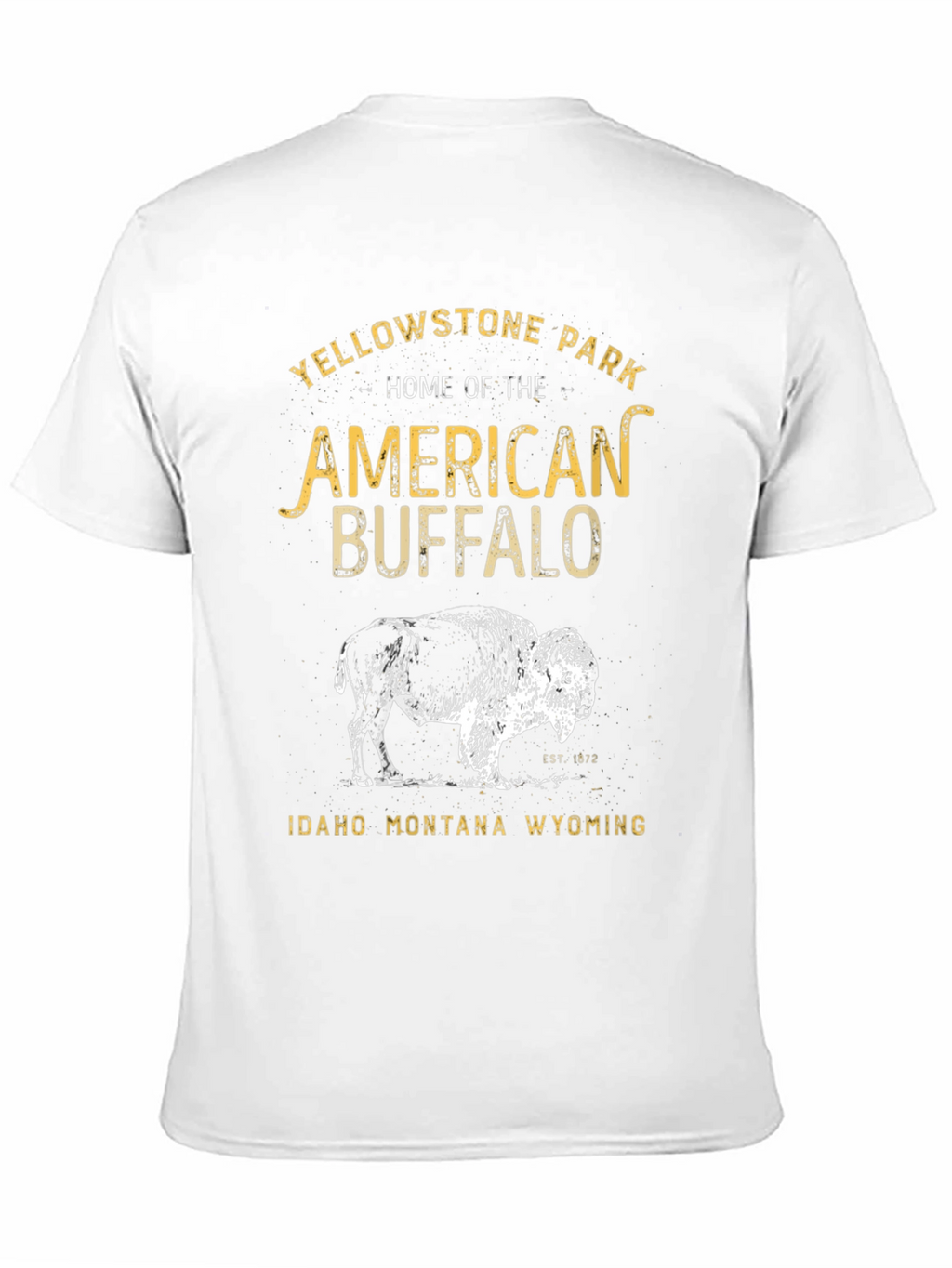 Yellowstone Park American Buffalo Graphic Tee