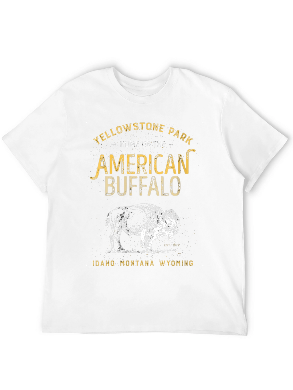 Yellowstone Park American Buffalo Graphic Tee