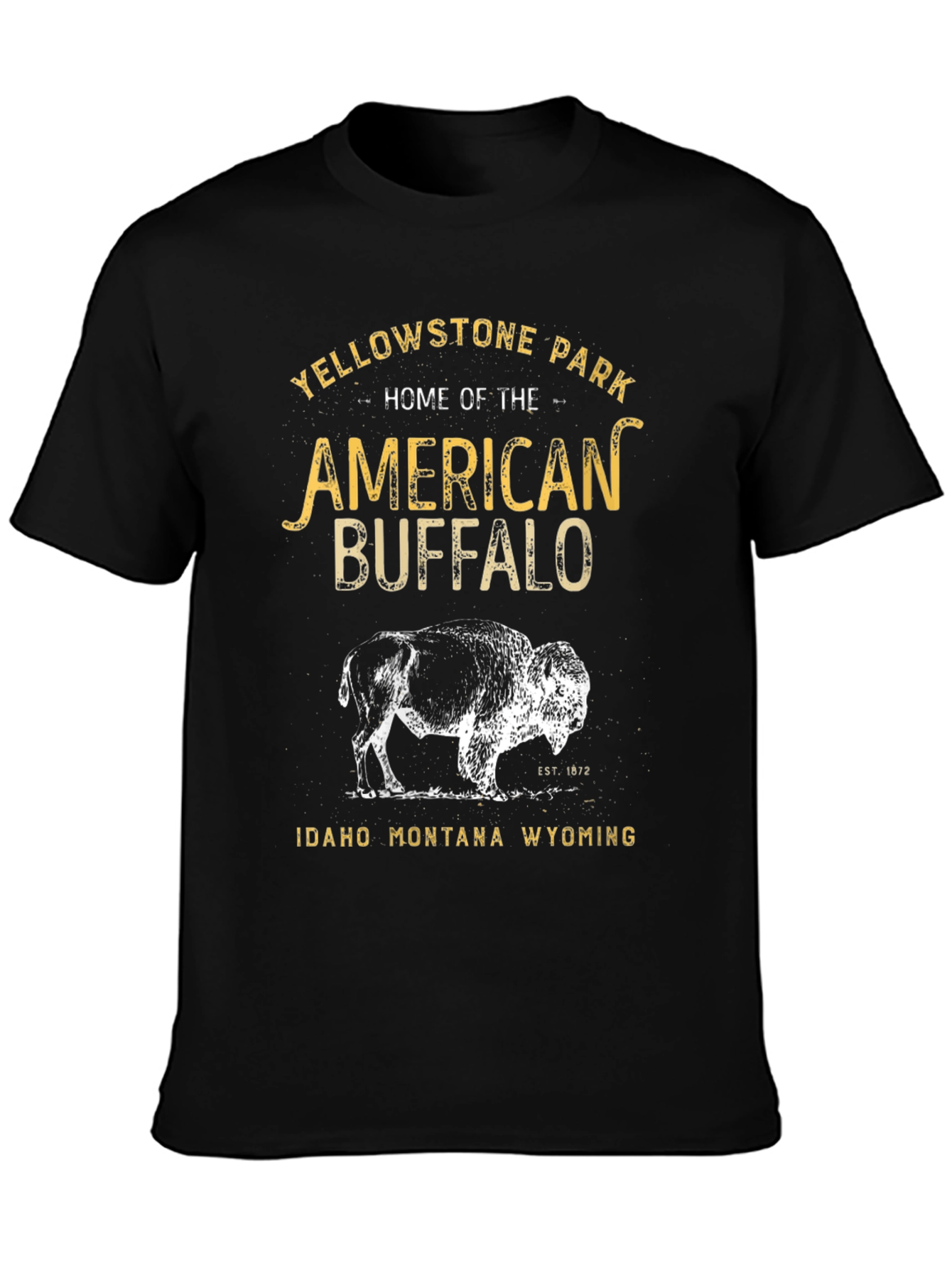 Yellowstone Park American Buffalo Graphic Tee