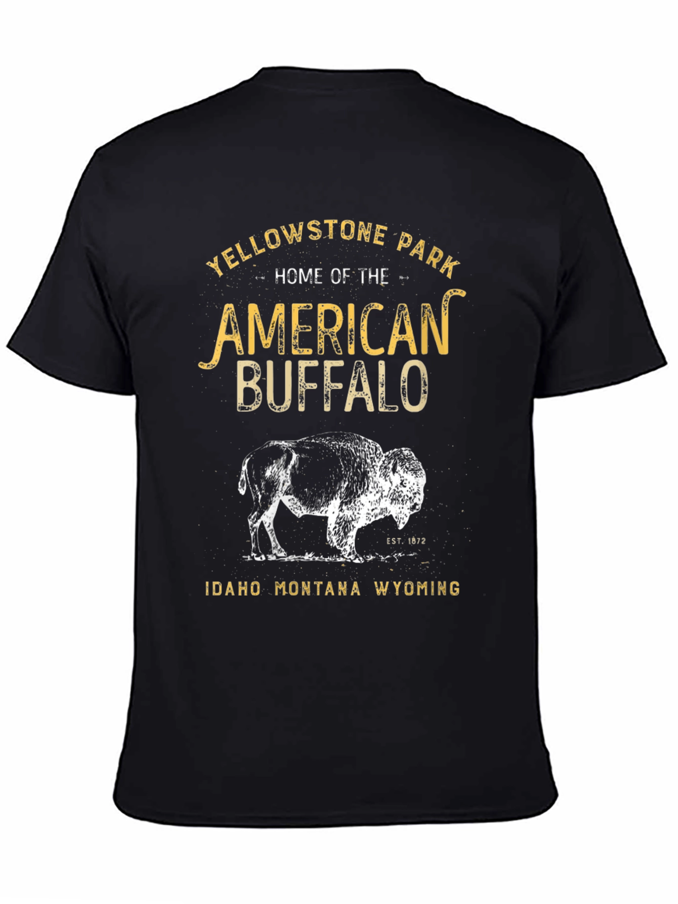 Yellowstone Park American Buffalo Graphic Tee