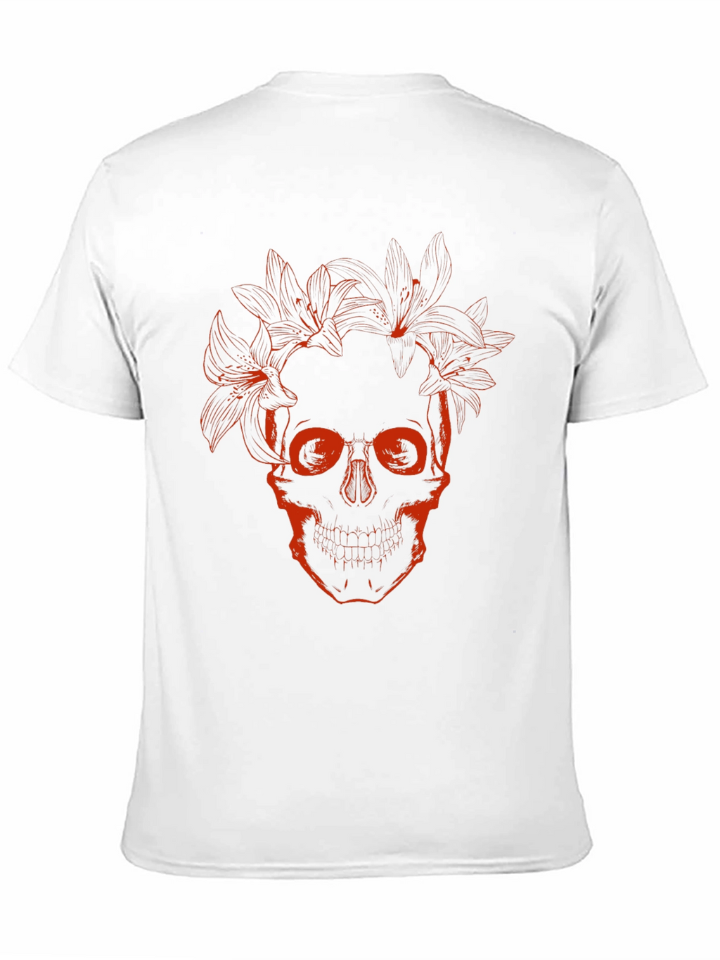Skull & Lily Graphic Black T-Shirt