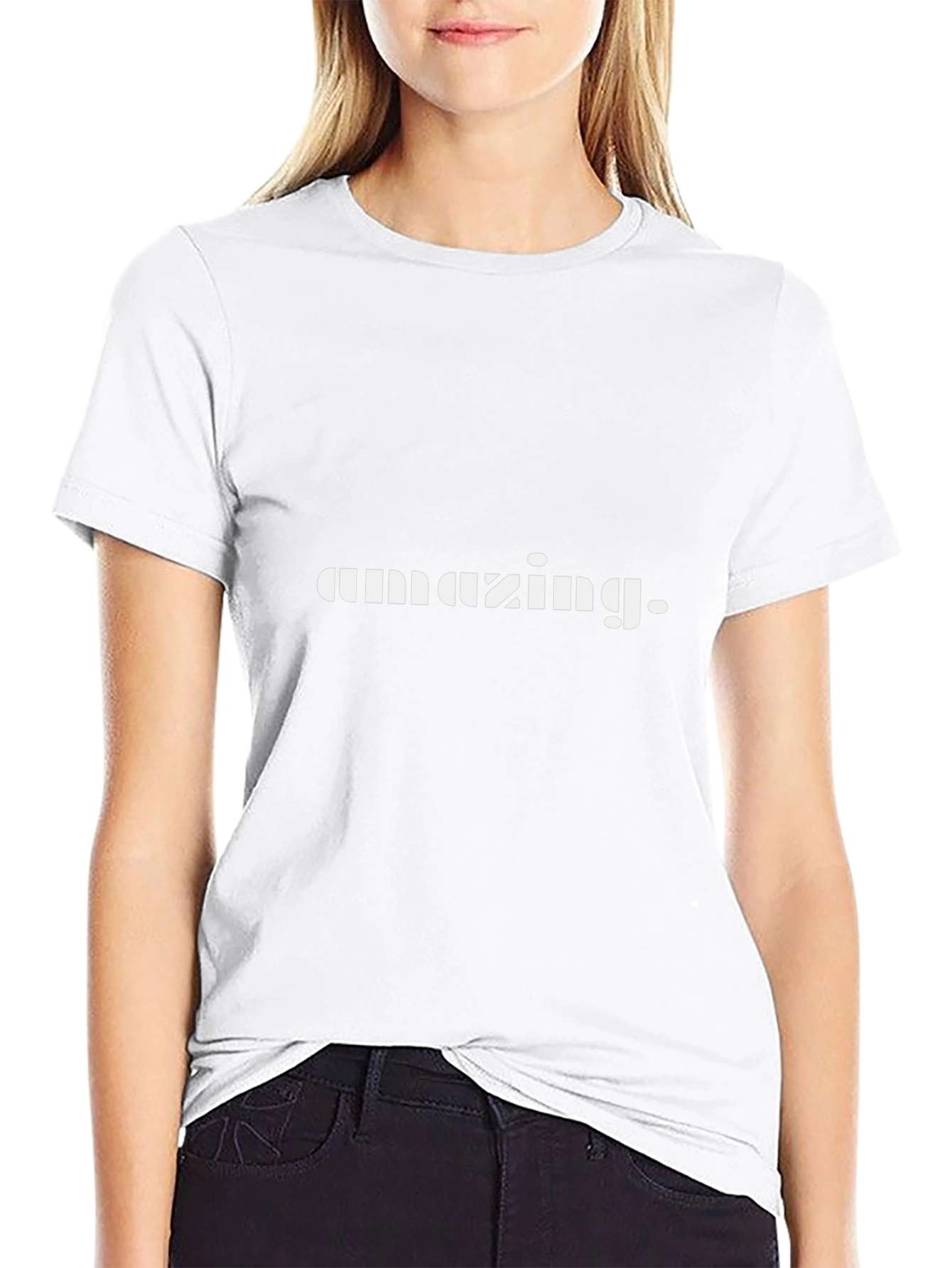 Amazing Graphic Tee - Black Cotton T-Shirt