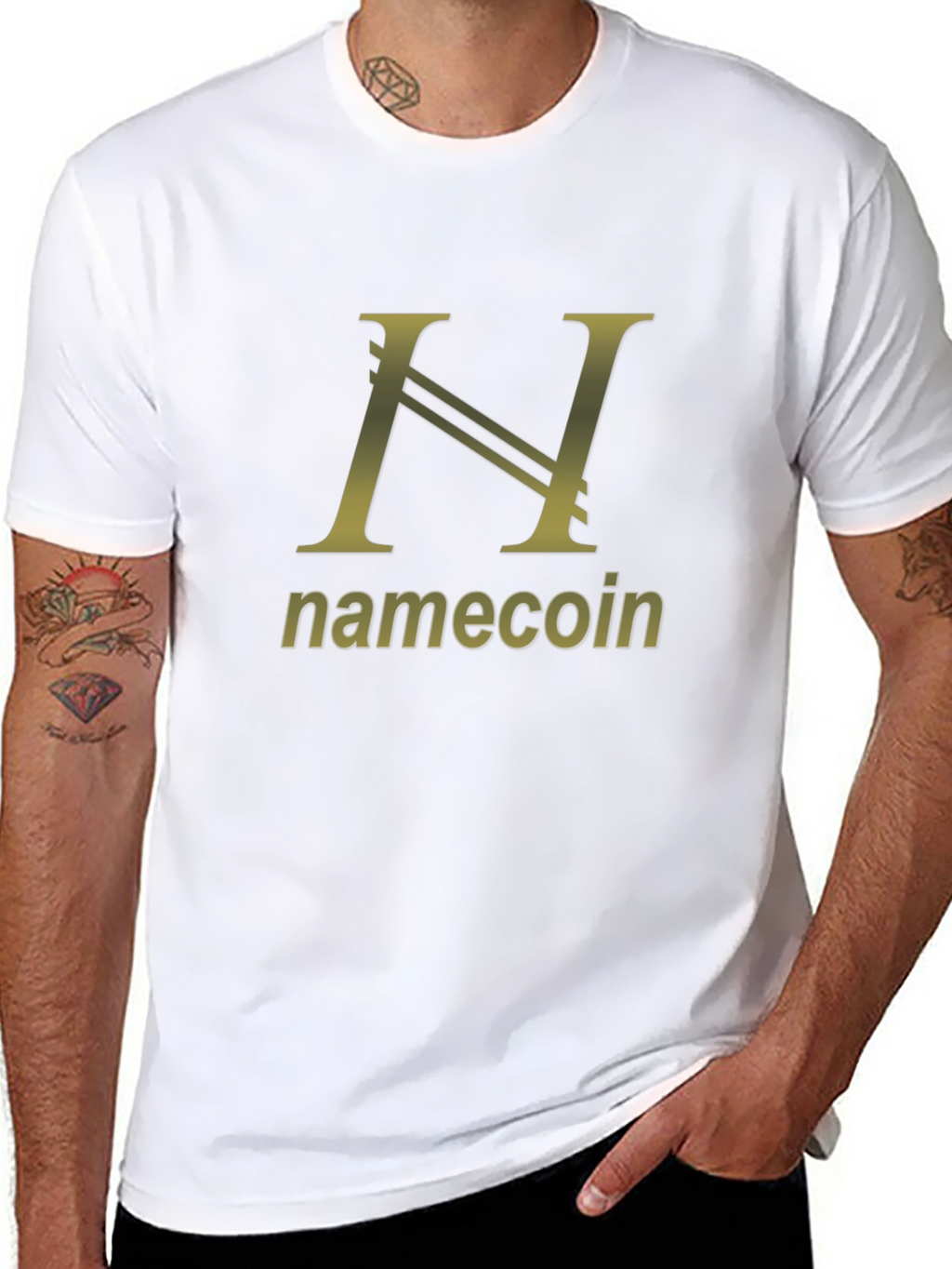 Namecoin T-Shirt - Black Crypto Tee