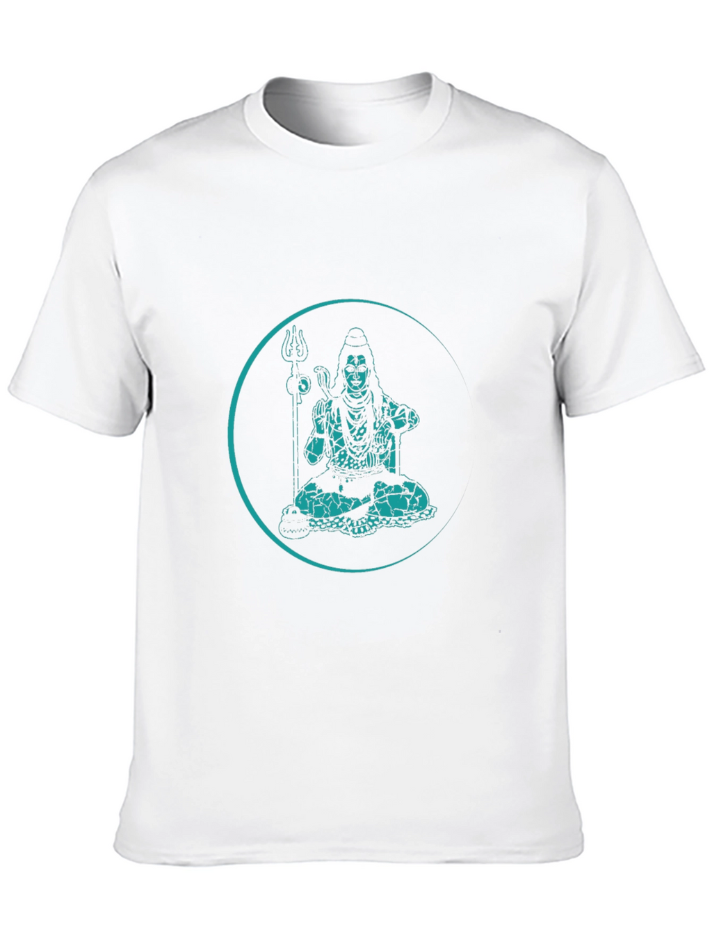 Shiva Graphic Print Black T-Shirt